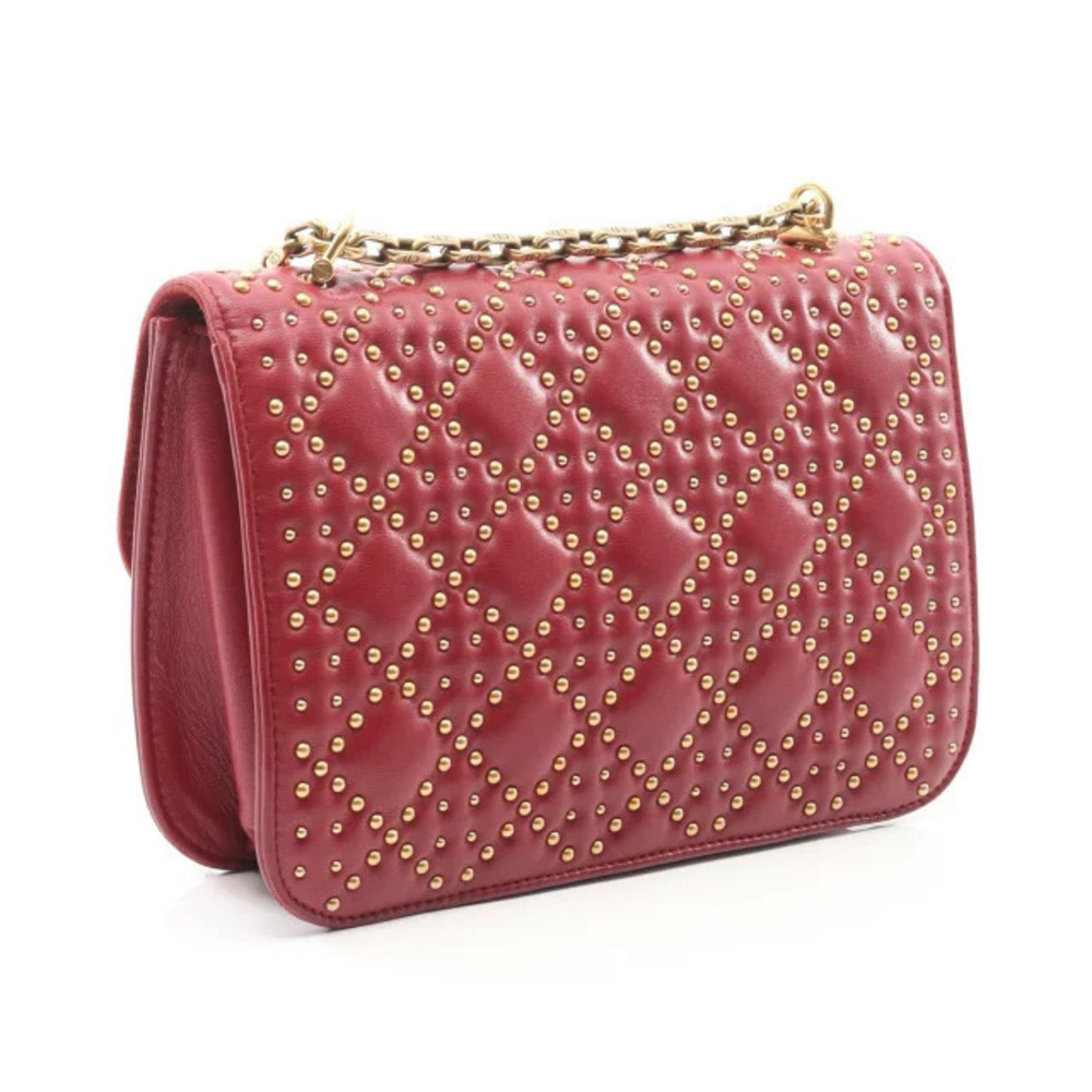 Dior Shoulder Purple Bag Leather Bordeaux Addict Purple